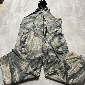 Cabela's Men's Treebark Camo Hunting Overalls Large Reg
